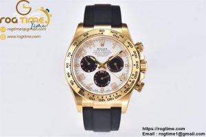 Daytona 116509 Clean 1:1 Best Edition YG Case White Dial on Rubber Strap SA4130 V2