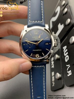 PAM688 S VSF 1:1 Best Edition Blue Dial on Blue Leather Strap P.9001