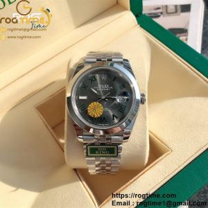 DateJust 41 SS Polished Bezel KING 1:1 Best Edition 904L Steel Gray Roman Dial on Jubilee Bracelet VR3235