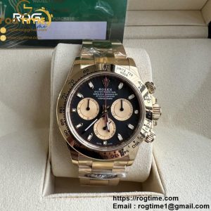 Daytona 116508 904L YG/YG Blk/Gold/Stk BTF A4130