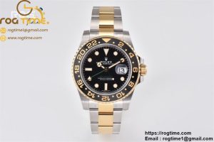 GMT-Master II 116713 LN SS/YG Black Ceramic 904L Steel Clean Factory Best Edition VR3186 CHS