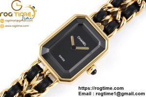 Chanel Premiere YG Black BVF Swiss Quartz