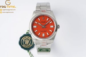 KING Factory Oyster Pert 41mm 124300 Oys SS/SS Red VR3230