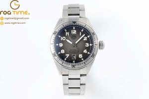Autavia SS 42mm TARF 1:1 Best Edition Gray Dial SS Bezel on SS Bracelet SW200