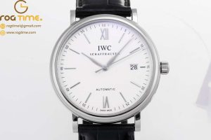 V7F Portofino Automatic 40mm SS/LE Wht/SS Stk