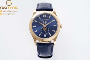Annual Calendar Moonphase 5396 RG ZF 1:1 Best Edition Blue Crystal Dial on Blue Leather Strap A324