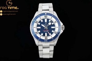 Superocean 44mm Blue TF 1:1 Best Edition Blue Dial on SS Bracelet A2824