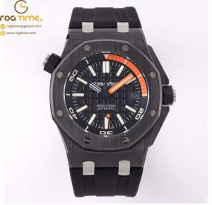 Royal Oak Offshore Diver Black Ceramic IPF Best Edition on Rubber Strap A3120