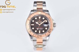 Yacht-Master 126621 SS/RG Clean Factory 904L Steel Brown Dial on SS/RG Bracelet VR3235
