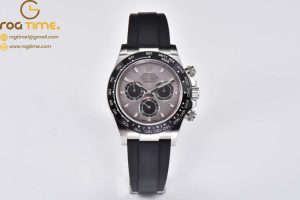 Daytona 116519 Clean Factory 1:1 Best Edition Grey Dial on Oysterflex Rubber Strap SA4130
