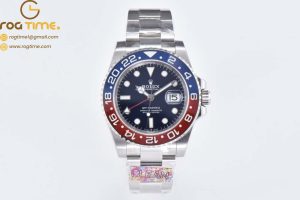 GMT Master II 126719 BLRO Red/Blue Ceramic 904L SS Clean Factory 1:1 Best Edition Blue Dial on Oyster Bracelet VR3186 CHS
