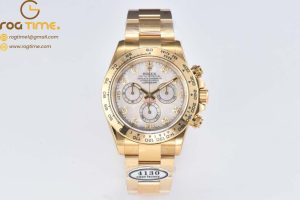 Daytona 116508 Clean 40MM YG White MOP Dial Oyster Bracelet SA4130