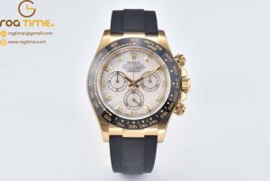 Daytona 116509 Clean 40MM SS Black Diamonds Dial SS Bracelet SA4130