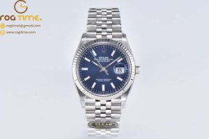 DateJust 36 SS 116234 CLEAN 1:1 Best Edition 904L Steel Blue Dial on Jubilee Bracelet VR3135
