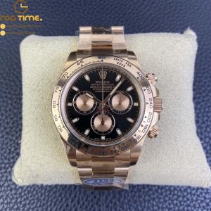 Daytona 116505 RG Clean Factory 1:1 Best Edition Black Stick Dial on RG Bracelet A4130