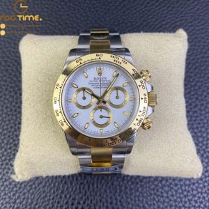 Daytona 116503 SS/YG Clean Factory 1:1 Best Edition White Stick Dial on SS/YG Oyster Bracelet A4130