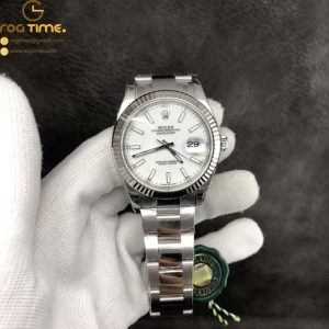 DateJust 41 126334 904L SS VSF 1:1 Best Edition White Dial on Oyster Bracelet VS3235