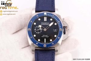 PAM1289 Y VSF 1:1 Best Edition Blue Dial on Blue Nylon Strap P900