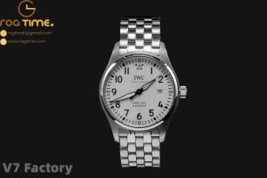 Mark XVIII IW327012 V7F 1:1 Best Edition White Dial on SS Bracelet A2892