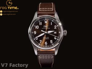 Mark XVIII IW327003 V7F 1:1 Best Edition Brown Dial on Brown Leather Strap A2892
