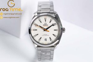 Aqua Terra 150M Master Chronometers VSF 1:1 Best Edition White Dial Orange Hand on SS Bracelet A8900