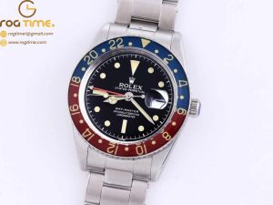 ROLGMT186D - GMT Ref.6542 Vintage Red/Blue SS/SS Blk/W Asia 2836