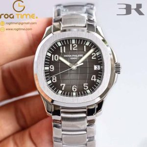 Aquanaut 5167 SS 3KF Best Edition Gray Dial on SS Bracelet A324 Super Clone V2
