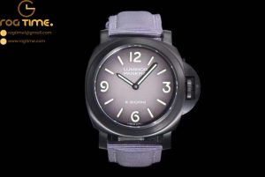 PAM2121 Geneve Boutique DLC Coated Titanium HWF 1:1 Best Edition Black Dial on Black Nylon Strap A6497