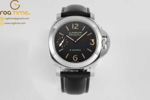 PAM915 Luminor Base 8 Days SS/LE Blk HWF P5000