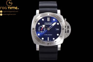 PAM1391 TTF 1:1 Best Edition Blue Dial on Rubber Strap P9010