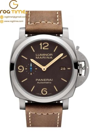 PAM1351 TTF 1:1 Best Edition Black Dial on Leather Strap P9010