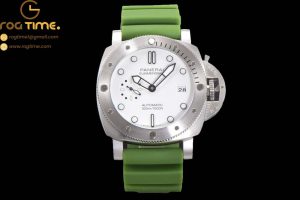 PAM1226 TTF 1:1 Best Edition White Dial on Rubber Strap P9010
