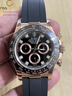 Daytona 116515 BTF 1:1 Best Edition Black Diamonds Dial on Oysterflex SA4130