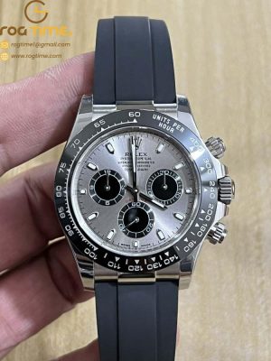 Daytona 116519 BTF 1:1 Best Edition Grey Dial on Oysterflex Rubber Strap SA4130