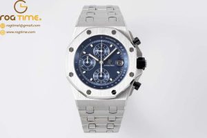 AP ROO Chronograph SS/SS Blue/Dot APF 4404 Mod