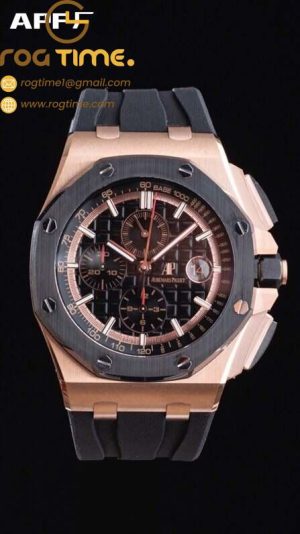 Audemars Piguet - Royal Oak Offshore 44mm RG/RU Black/Stk APF A3126 Mod