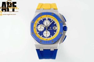 Audemars Piguet - Royal Oak Offshore 44mm SS/RU Blue/Yellow APF V2 A3126