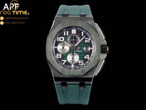 Audemars Piguet - Royal Oak Offshore 44mm Ceramic/RU Green/Num APF A3126