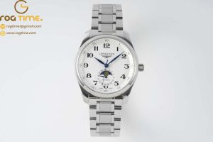 Master Moonphase SS APSF 1:1 Best Edition White Numeral Dial on SS Bracelet AL899