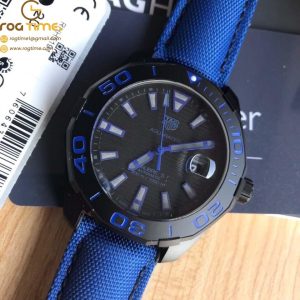 Original Factory Tag Heuer - Aquaracer Caliber 5 43mm DLC/NY Blk/Blue Swiss