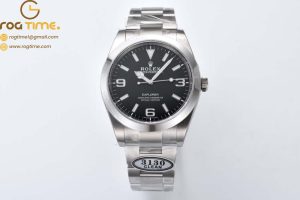 Explorer I 214270 39mm SS/SS Clean 1:1 Best Edition 904L Steel Black Dial VR3132