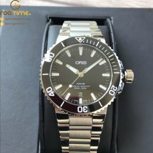 Original Factory ORIS Aquis White/Black Rubber Swiss Movement