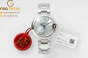 Ballon Bleu 33mm SS AF 1:1 Best Edition Silver Dial on SS Bracelet A1853 Super Clone