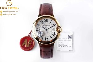 Cartier – Balon Bleu De Cartier 42mm RG/LE White Dial AF A2824