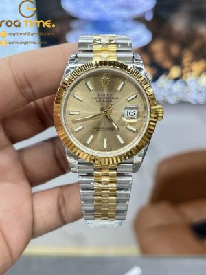 DateJust 41 126333 904L SS/YG VSF 1:1 Best Edition Gold Dial on Jubilee Bracelet VS3235