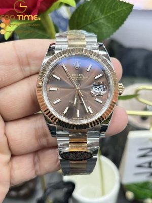 Datejust 126331 41mm Jub RG/SS Brown/Stk Clean VR3235