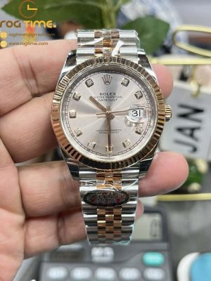Datejust 126331 41mm Jub RG/SS Champagne/Stk Clean VR3235