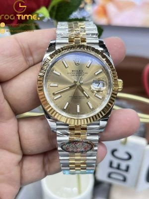Datejust 126333 41mm Jub YG/SS Gold Dial Clean VR3235
