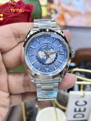 Aqua Terra 150M 43mm 24 VSF 1:1 Best Edition Summer Blue Dial on SS Bracelet A8938 Super Clone