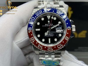 GMT-Master II 126710 BLRO Red/Blue Ceramic 904L Steel Clean Factory Best Edition on Jubilee Bracelet DD3285 CHS (New Bezel Insert)
